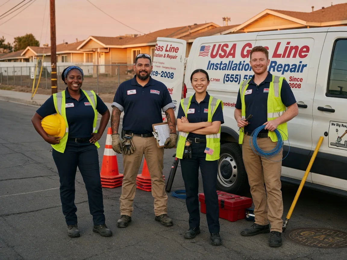 Gas Line Installation company in Lund, NV